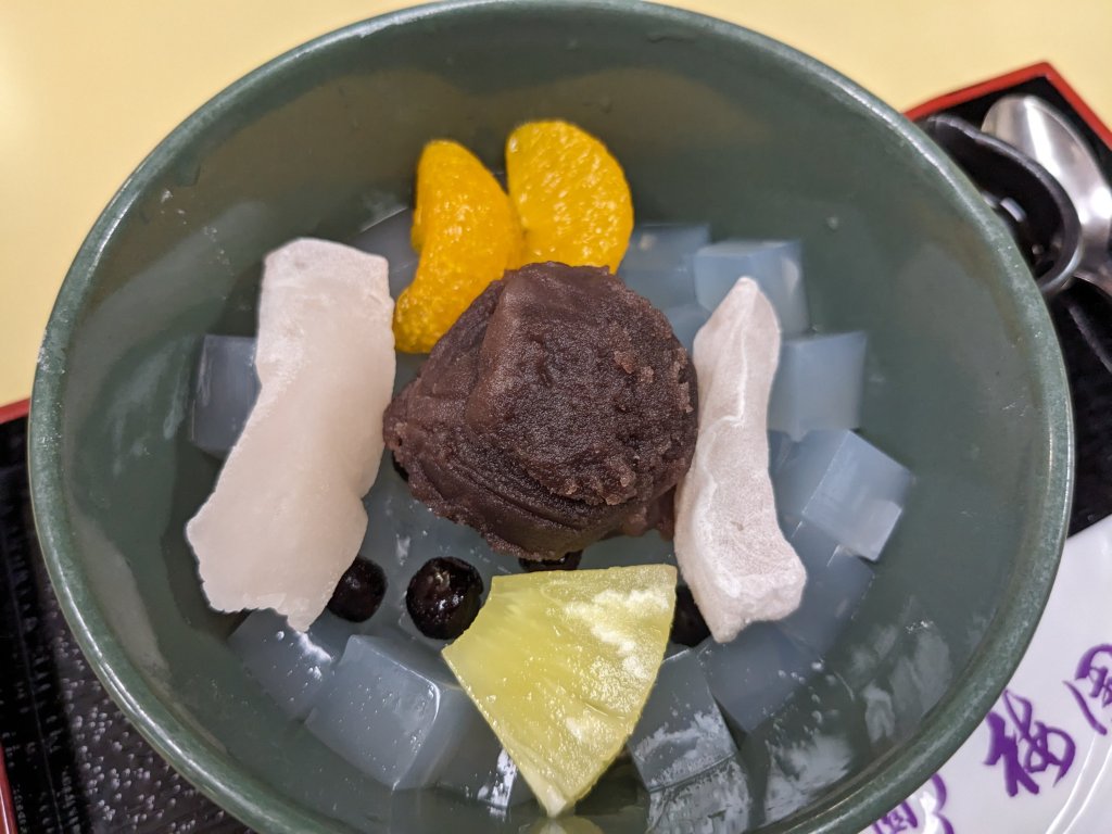 浅草【梅園】あんみつ