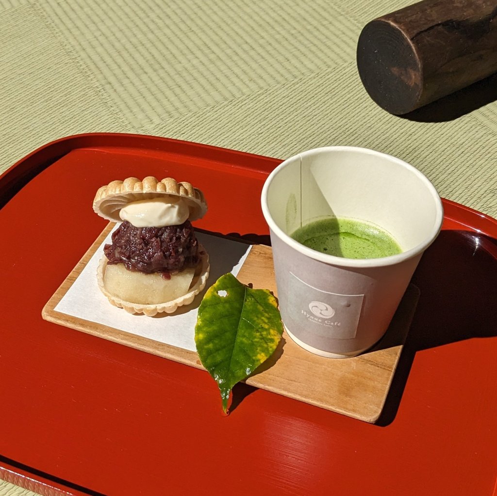 京都 貴船【兵衛Cafe】酒かす最中