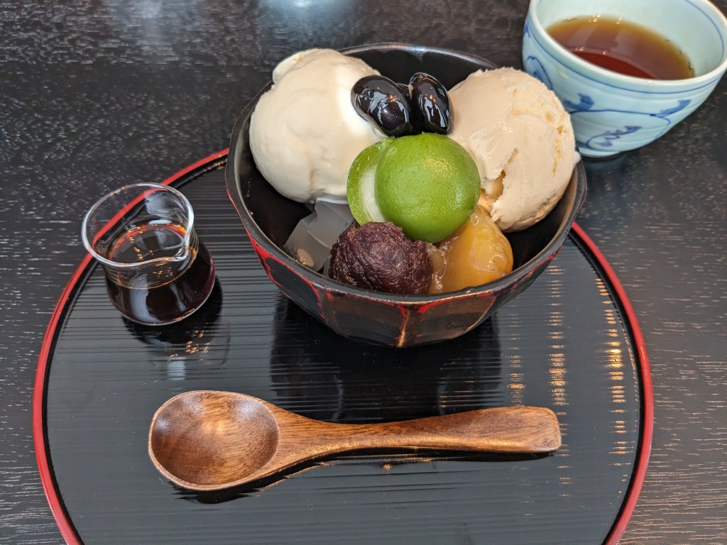 横浜【酢重ダイニング】あんみつ